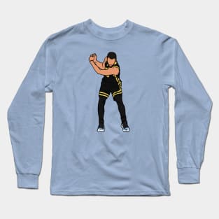 Steph Curry Golfing Celebration Long Sleeve T-Shirt